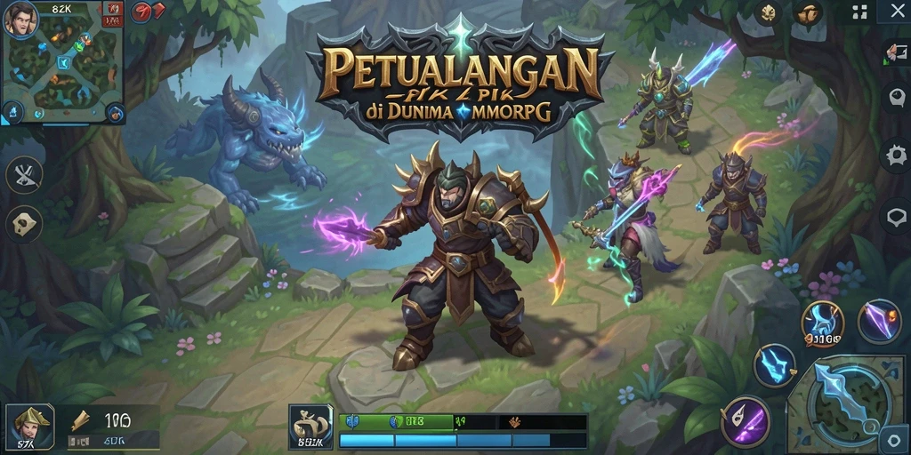 Screenshot dari gameplay <strong>8ZK</strong> menunjukkan petualangan seru di dunia fantasi.