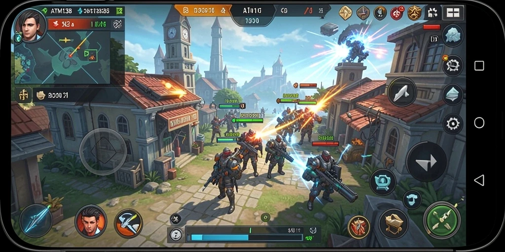 Tampilan gameplay menarik dalam ATM138, penuh strategi dan taktik.