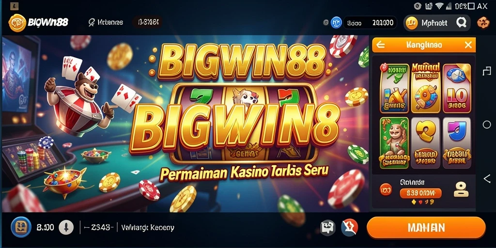 Tampilan gameplay seru dan interaktif di BIGWIN88.