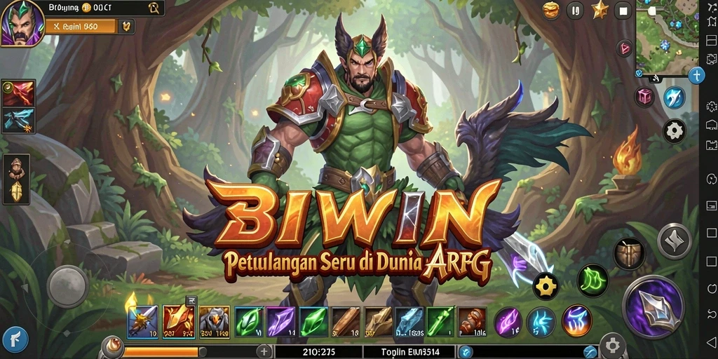 Screenshot gameplay ARPG BIWIN yang menarik.
