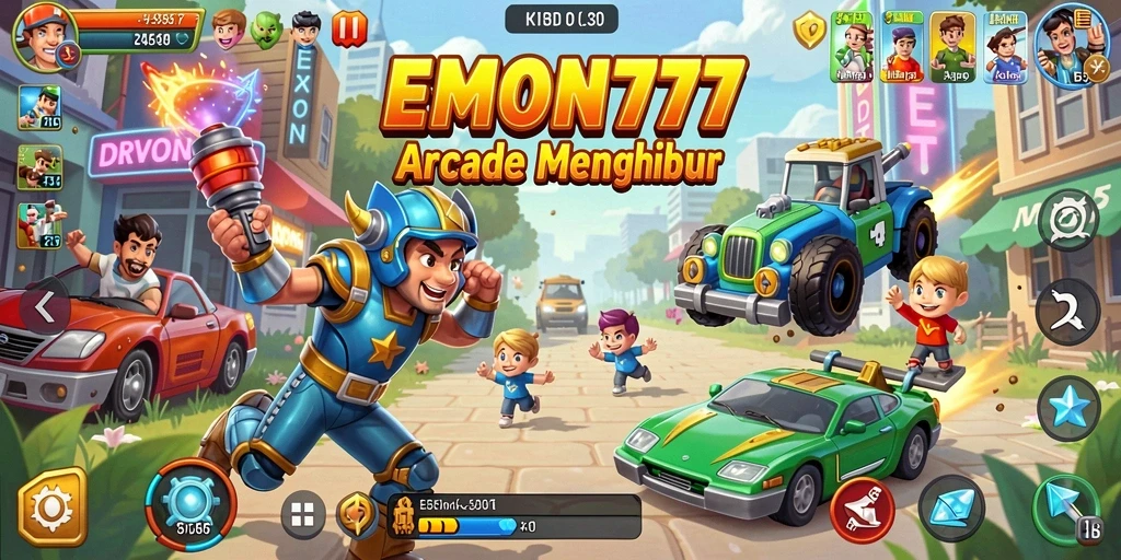 Screenshot EMON777 menampilkan gameplay Arcade yang seru dan penuh tantangan.