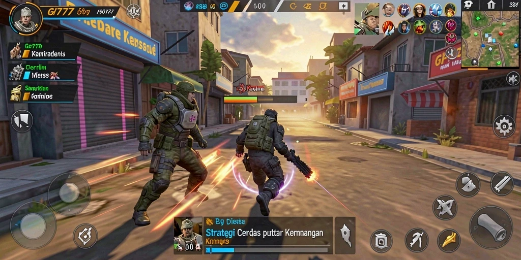 Tampilan gameplay menarik dari GF777, strategikan langkahmu!