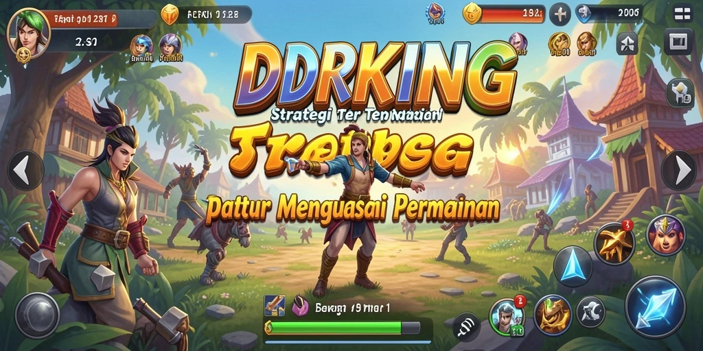 Tangkapan layar IDRKING menampilkan pertempuran strategis yang menegangkan.