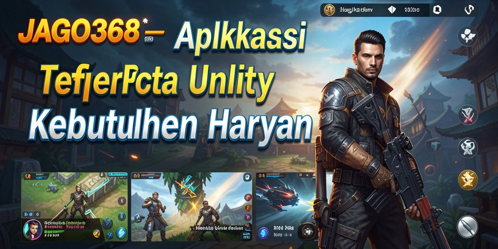Tampilan antarmuka aplikasi Utility JAGO368 yang sederhana dan modern.