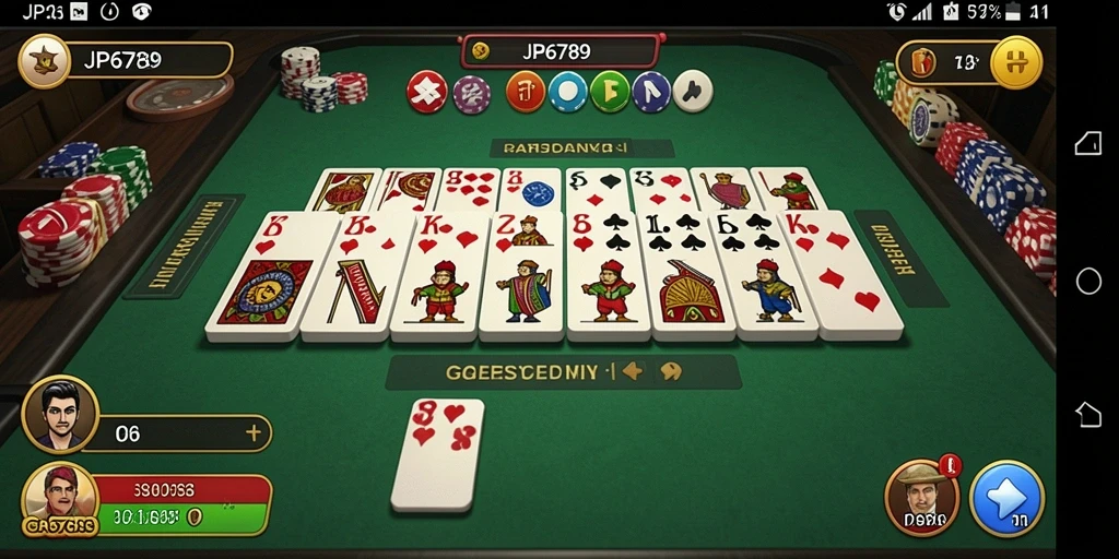 Screenshot gameplay JP6789 yang menunjukkan keseruan bermain Domino.