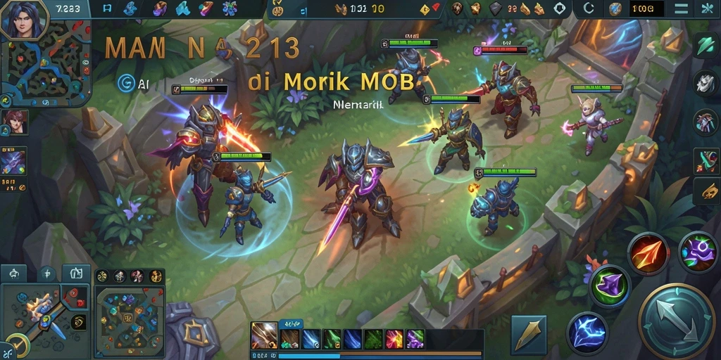 Tampilan gameplay seru dan mendebarkan di MAMEN123.