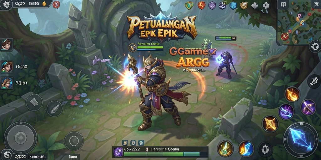 Tampilan gameplay seru dalam dunia fantasi ARPG.