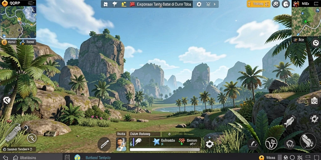 Tampilan luar biasa dari gameplay QQRP yang penuh petualangan.