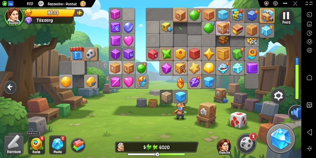 Screenshot gameplay RR33 yang menampilkan teka-teki seru dan grafis menarik.
