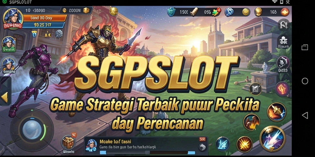 Screenshot gameplay SGPSLOT yang menampilkan aksi strategis dan grafis menawan.