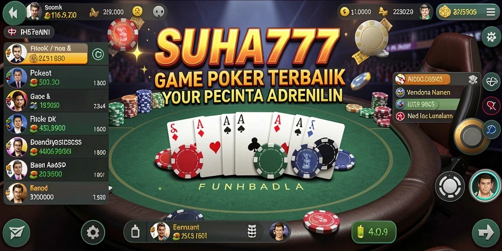 Tampilan menarik saat bermain poker di SUHU777