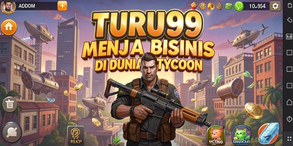 Tampilan gameplay yang menarik dan penuh warna di TURU99.