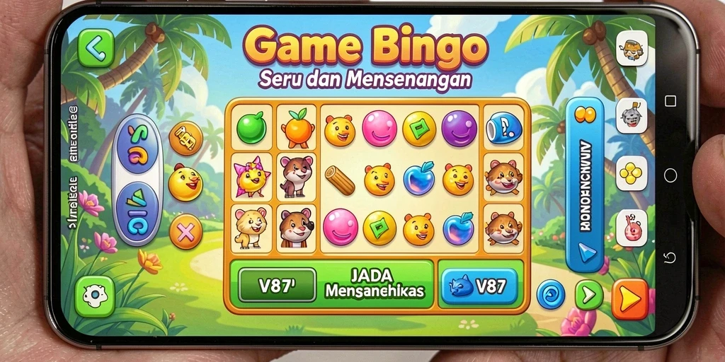 Tampilan gameplay papan Bingo yang seru dan interaktif.